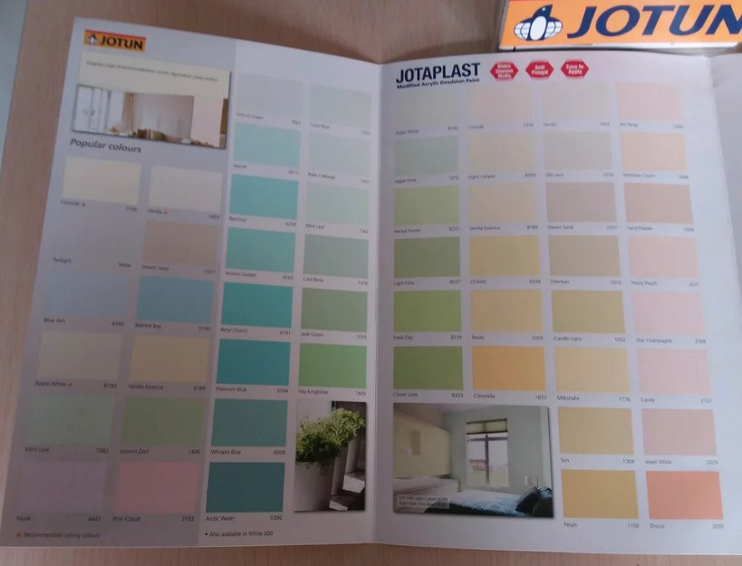 Katalog Warna Cat Jotun Jotaplast