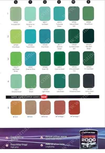 Katalog Warna Nippon Paint Nippe 2000