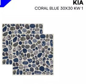 Model Keramik Kamar Mandi Merk Kia Coral Blue