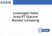 Lowongan Sales Area PT Djarum Bandar Lampung