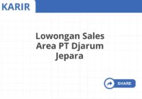 Lowongan Sales Area PT Djarum Jepara