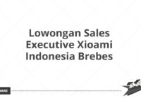 Lowongan Sales Executive Xioami Indonesia Brebes