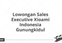 Lowongan Sales Executive Xioami Indonesia Gunungkidul