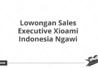 Lowongan Sales Executive Xioami Indonesia Ngawi